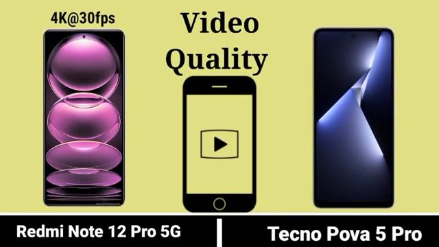 Xiaomi Redmi Note 12 Pro 5G vs Tecno Pova 5 Pro 5G || tecno pova 5 pro vs redmi note 12 pro смотреть онлайн