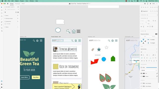 How to Make & Use Components in Adobe XD смотреть онлайн