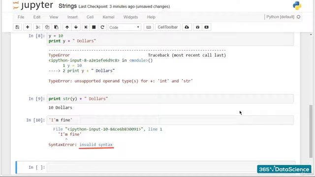 Part 9 Python Strings смотреть онлайн