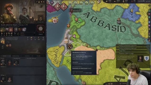 I tried to keep the CRUSADE alive in CK3 смотреть онлайн