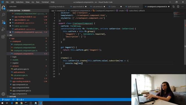 BUILDING an APP with ASP.NET Core & Angular - Part 7 - Client Authentication Guard & REST Create смотреть онлайн