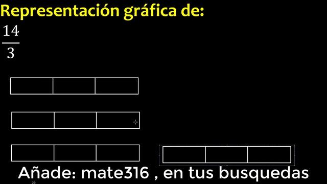 Representar 14/3 Graficamente . Representacion Grafica De Fracciones , Grafico