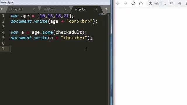 JavaScript Array Method Some() and Every() | JavaScript basic lesson - 45 | JavaScript for beginner смотреть онлайн