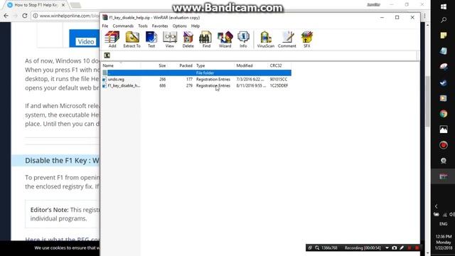 How to disable the F1 Help key in Windows. смотреть онлайн