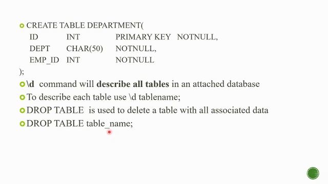 PostgreSQL Commands Malayalam|CREATE DATABASE| CREATE TABLE| DESCRIBE TABLE| SELECT|PART 1 смотреть онлайн