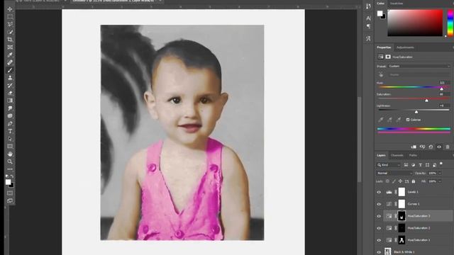 old photo restoration using adobe photoshop смотреть онлайн