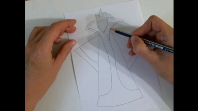 Рисуем быстро и просто.Как нарисовать Снежную королеву. смотреть онлайн