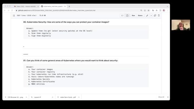 Kubernetes Interview Questions 79-84: Kubectl explain, security, base64, service account container смотреть онлайн