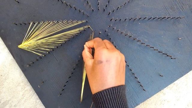 String Art | Flower Thread Art Step by Step | Home Decor Ideas DIY смотреть онлайн