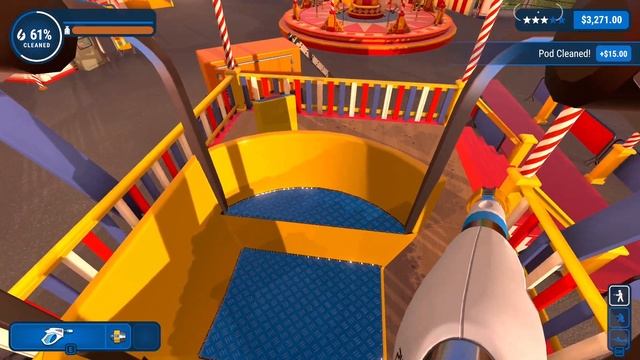 Powerwash Simulator - Clean the Ferris Wheel - no commentary - peaceful and satisfying. смотреть онлайн