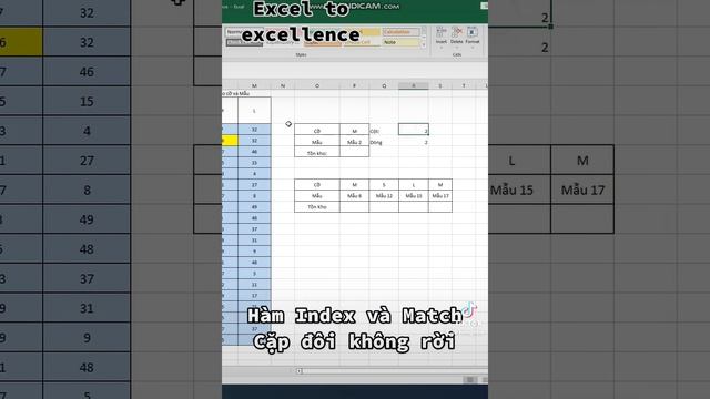 Excel Tricks - INDEX+MATCH how to use - Tung VBA смотреть онлайн