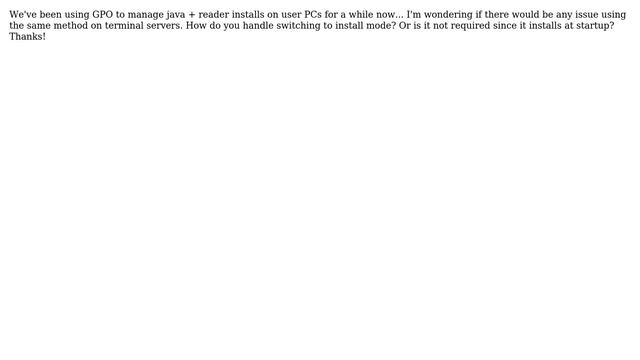 DevOps & SysAdmins: Using GPO to install/update java on windows terminal servers смотреть онлайн