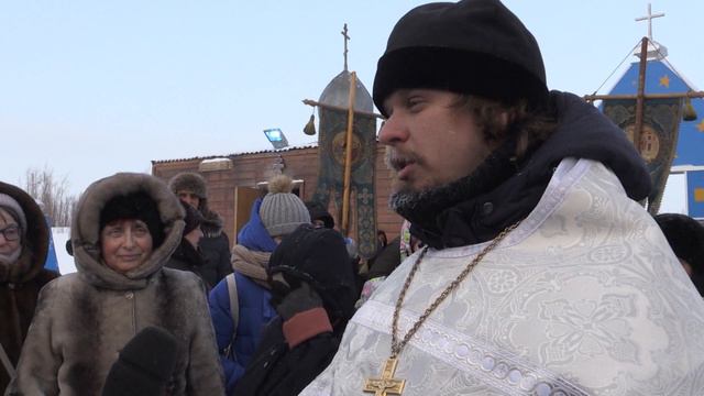 Праздник Крещения Господня в Лангепасе. Купание в протоке. 2020.01.19 смотреть онлайн