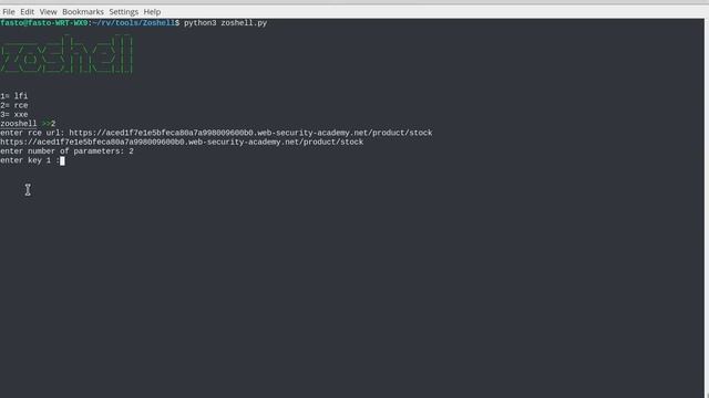 Zoshell os command injection смотреть онлайн