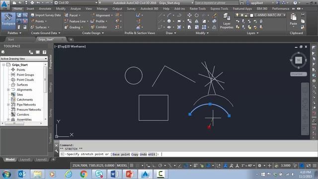 AutoCAD/Civil 3D Tips and Tricks - Pt. 1 Drafting: Grips and Setting Overrides смотреть онлайн