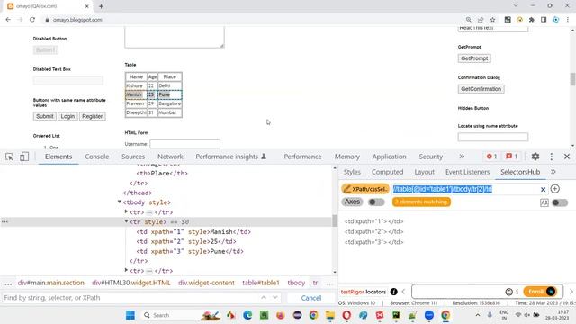 Retrieving Table data in second or third or fourth row from Table (Selenium Python) смотреть онлайн
