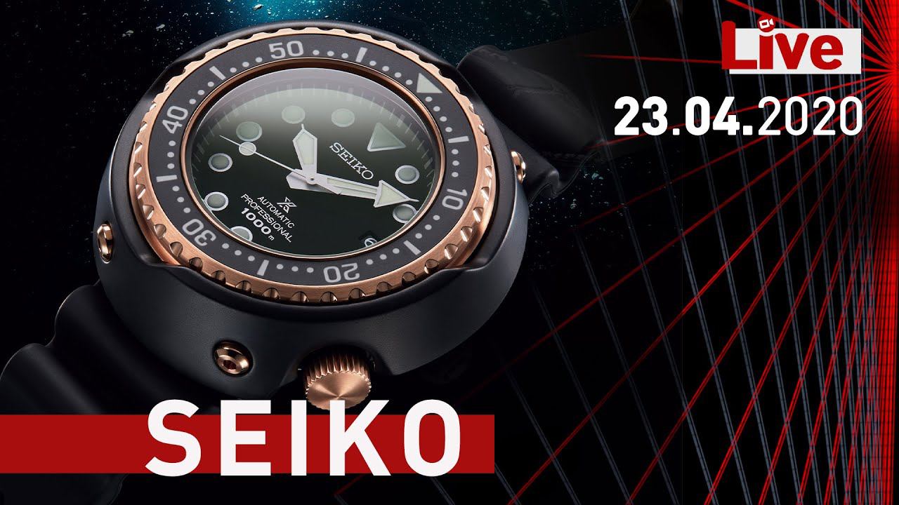 Новые часы Seiko Prospex и ответы на вопросы - Live с Seiko