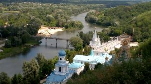 Славяногорск и окрестности с монастыря и горы Артема  ! 2019