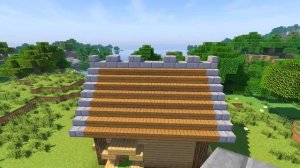 Стартовый уютный Дом из дуба в Майнкрафт - Как построить? Скачать карту Minecraft