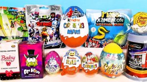 СЮРПРИЗ MIX! БАРБИ, Brawl Stars, Супергерои DC Бэтмен, АМ НЯМ, Миньоны Unboxing Kinder Surprise