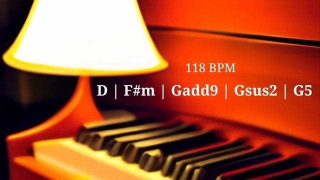 Piano Loop 118 BPM [D F#m Gadd9 Gsus2 G5] смотреть онлайн
