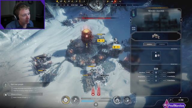Frostpunk The Refugees with ProfNovice Part 3 смотреть онлайн