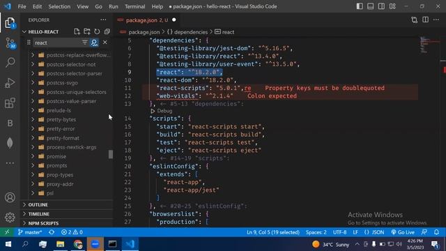 Detail Understanding React folder structure, What's node modules, package.json, .gitignore files et смотреть онлайн