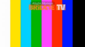Конец эфира и настроечная таблица с переходом в 4:3 Bridge TV (16.04.2008)