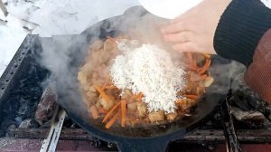 Как приготовить плов на садже  #садж #плов #еда #оченьвкусно