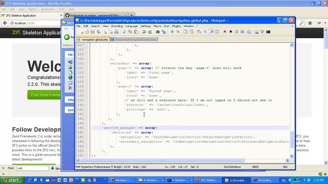 Zend Framework 2 Secondary Navigation With Acl смотреть онлайн