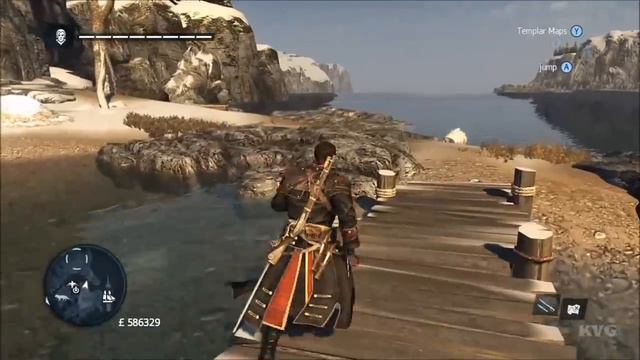 Assassin's Creed: Rogue - Treasure Map Location - 556, 591 - North Atlantic | Burgeo [HD] смотреть онлайн