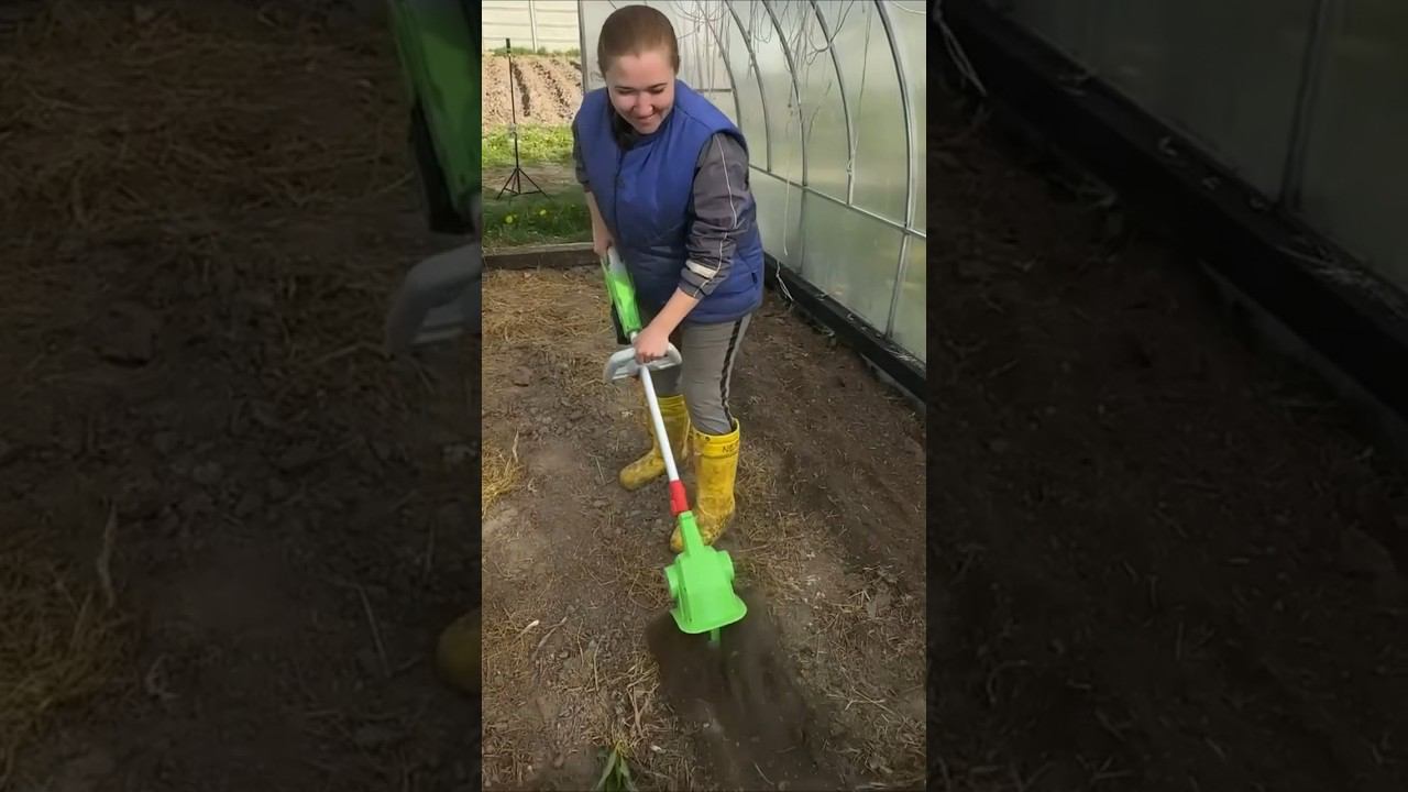 Ручной аккумуляторный культиватор для грядок REDVERG RD-T18/U #tools #redverg смотреть онлайн