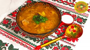 Классический грибной суп из сушеных белых грибов