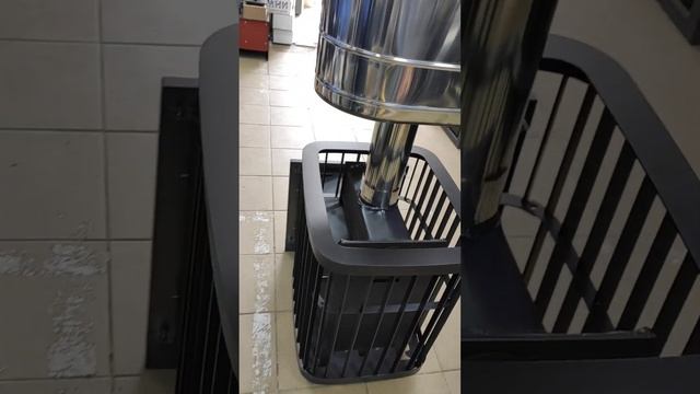 Печь для бани Варвара каменка мини + Бак 55 л. смотреть онлайн