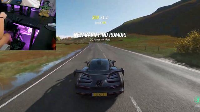 McLaren Senna Forza Horizon 4 Logitech G29 смотреть онлайн