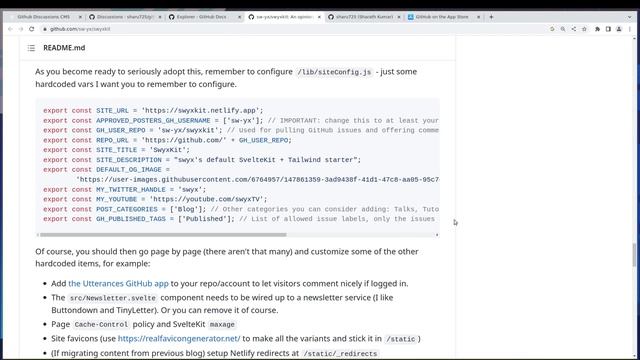 SvelteKit blog using GitHub CMS смотреть онлайн