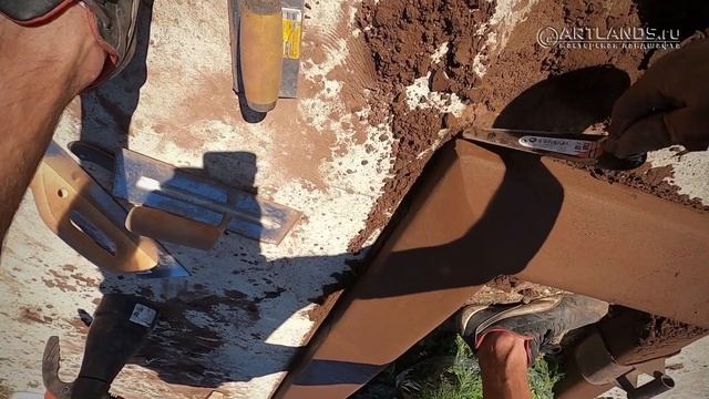 Арт Бордюр для садовых дорожек и клумб из декоративного бетона смотреть онлайн