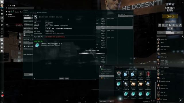 [EVE ONLINE] How to sell Zbikoki's Hacker Card in contract смотреть онлайн