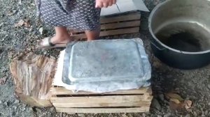 В деревне бабушка готовила маринованные баклажаны на зиму Азербайджанская Кухня Деревенская Кухня