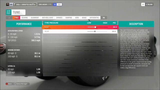 FORZA HORIZON 4 : 302+ MPH Jaguar D-Type Setup!