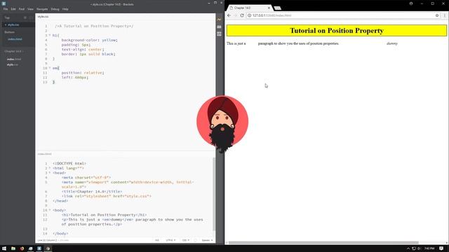 CSS Tutorial in Hindi - 14.0 - Position and Offset Properties смотреть онлайн