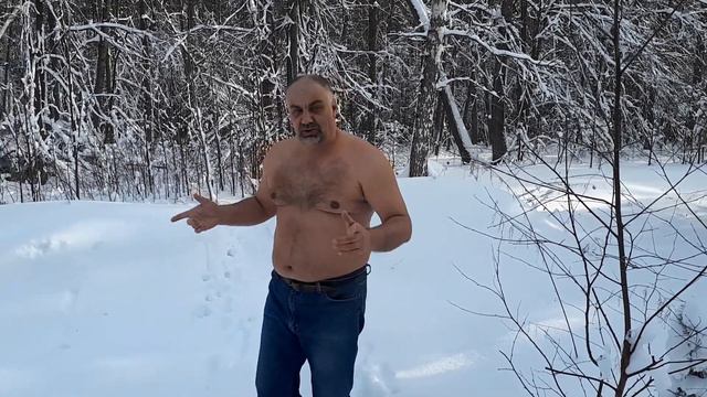 Волжск. Лыжня России-2018. Обтирание снегом. смотреть онлайн