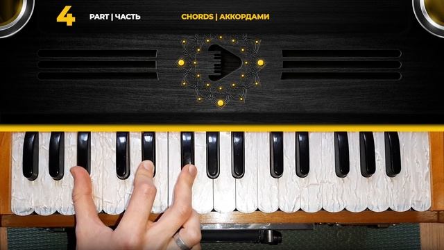 Vijayate Sri Krsna Sankirtanam - Харинамные мелодии (Уроки игры на фисгармонии, Learn harmonium) смотреть онлайн