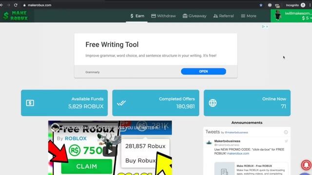 *NEW* LEAKED ROBLOX PROMO CODE GIVES UNLIMITED RBX? (1,000 ROBUX) [NO PASSWORD NOVEMBER 2019] смотреть онлайн