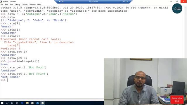 #10 Python Tutorial for Beginners | Dictionary in Python | #dictionaryinpython смотреть онлайн