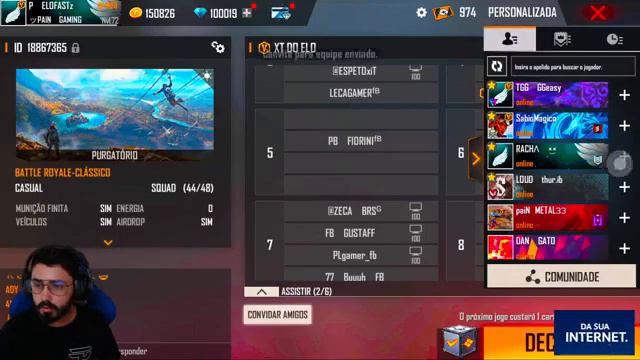 XTreino dos Streamers 🛑Ao Vivo🛑 смотреть онлайн