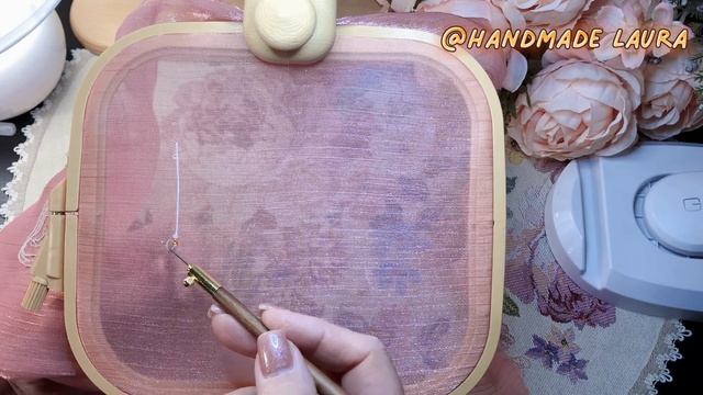 Люневильская вышивка от КУТЮР - МК для новичков и чайников #вышивка#кутюр смотреть онлайн