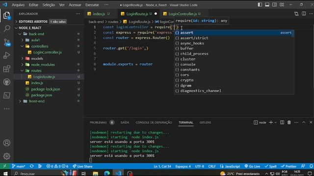 Como fazer um projeto Node.js com MVC e Express.js смотреть онлайн