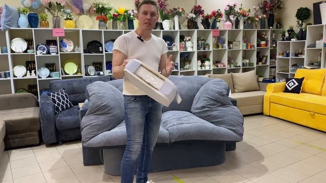 Лучший бескаркасный диван! Выбор покупателей 2023 г. Лёгкий, безопасный, бесшумный перекидной диван смотреть онлайн
