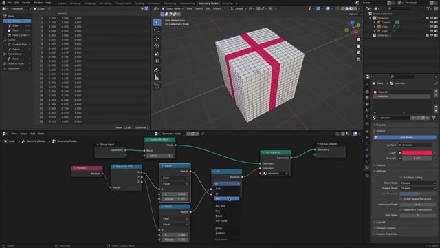 How to Select in Geometry Nodes (Blender) смотреть онлайн